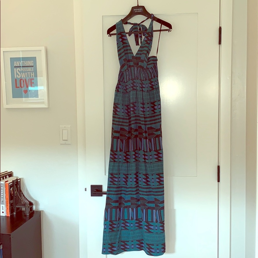 Parker halter maxi dress